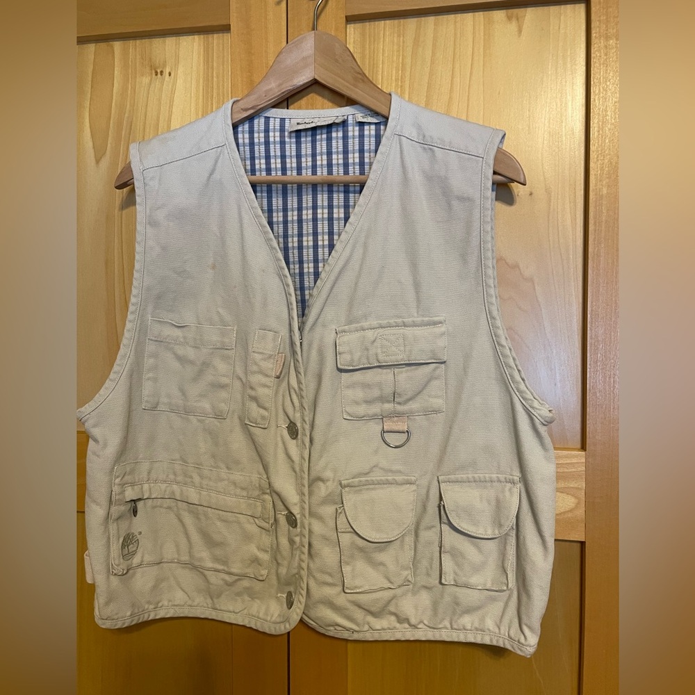 Women’s-Timberland Vest-vintage gardening/fly-fishing